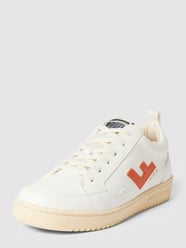 Sneakersy z detalami z logo model ‘Roland’ od Flamingos Life Pomarańczowy - 9