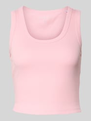 Slim Fit Tank Top aus Baumwoll-Mix Modell 'EASY' von ONLY Pink - 38