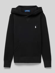 Hoodie mit Label-Stitching von Polo Ralph Lauren Teens Schwarz - 19