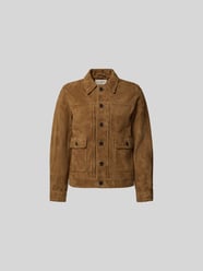 Regular Fit Jacke aus reinem Ziegenleder von Officine Générale - 8