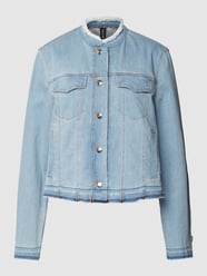 Jeansjacke mit ausgefranstem Saum von Marc Cain Blau - 4
