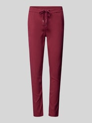 Sweatpants met deelnaden van ZABAIONE Rood - 14