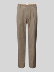 Regular fit chino met paspelzakken, model 'CHASY 10' van Drykorn Beige - 22