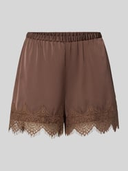 Regular Fit Pyjama Shorts mit Spitzenbesatz Modell 'SH076' von Jake*s Casual - 29
