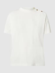 Shirt met opstaande kraag van Esprit Collection Wit - 37
