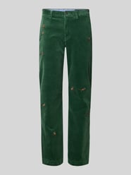 Regular fit corduroy broek met stitchingdetails van Polo Ralph Lauren - 10