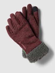 Handschuhe mit Label-Stitching Modell 'Tinshan' von VAUDE Bordeaux - 31