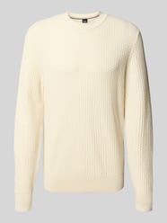 Regular Fit Strickpullover aus reiner Baumwolle von BOSS - 17