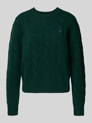 Gebreide pullover met kabelpatroon en ronde hals van Polo Ralph Lauren - 20
