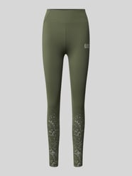 Super skinny fit legging met labelprint van EA7 Emporio Armani - 40