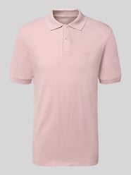 Slim Fit Poloshirt mit Label-Stitching von GAP Pink - 6