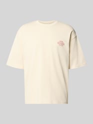 Oversized t-shirt z nadrukiem z tyłu od REVIEW - 41