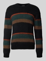 sweter z dzianiny o kroju regular fit z domieszką wełny z alpaki model 'MERTON' od Carhartt Work In Progress - 48