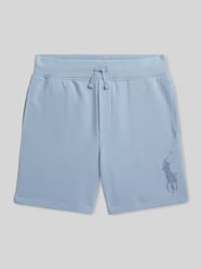 regular fit sweatshorts met logodetail van Polo Ralph Lauren Teens - 12
