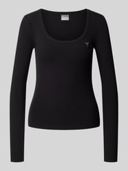 Longsleeve in Ripp-Optik Modell 'COLETTE' von GUESS Activewear - 31