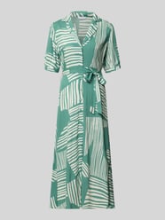 midi-jurk van pure viscose model 'Azura' van ZABAIONE - 9