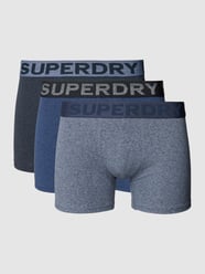 Obcisłe bokserki z paskiem z logo w zestawie 3 szt. od Superdry - 27