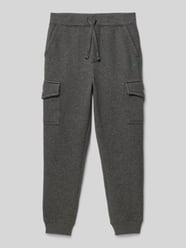 Regular fit sweatbroek met cargozakken van Polo Ralph Lauren Kids - 1