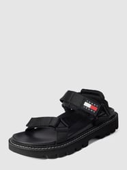 Sandalen met labelpatch van Tommy Jeans Grijs / zwart - 18