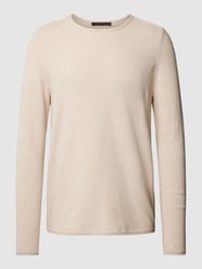 Strickpullover in unifarbenem Design Modell 'RIKONO' von Drykorn Beige - 38