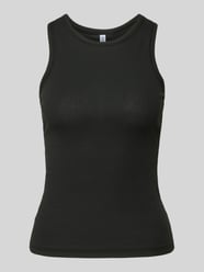 Top typu tank o kroju slim fit z mieszanki bawełny model 'RUKA BOXER' od PIECES - 2