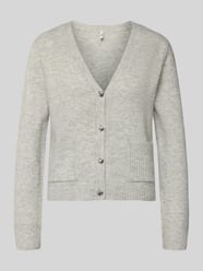 Kardigan rozpinany o kroju oversized z dodatkiem wełny, model 'RENE' od ONLY - 31