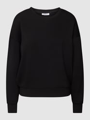 Sweatshirt mit überschnittenen Schultern Modell 'IMA' von MOSS COPENHAGEN Grau / Schwarz - 5