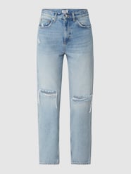 Straight Fit High Waist Jeans aus Baumwolle Modell 'Robyn' von Only - 36