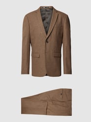 Slim Fit Sakko mit Brusttasche Modell 'MARK' von Selected Homme Braun - 9