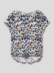 T-Shirt aus Viskose mit Animal-Print Modell 'SCARLETT' von Only Weiß - 23