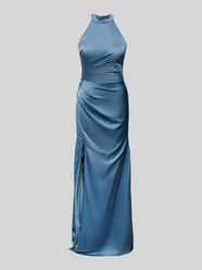 Abendkleid mit Raffungen und Gehschlitz von Luxuar - 25