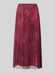 Midirok met plissévouwen in all-over look van Rich & Royal - 47