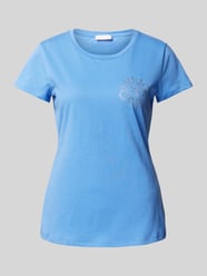 T-Shirt mit Label-Detail von Liu Jo White Blau - 9