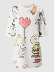 Shirtkleid mit Peanuts®-Print  von Frogbox Weiß - 44