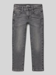 Slim fit jeans, model 'BRAD' van s.Oliver RED LABEL Grijs / zwart - 24