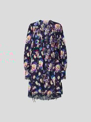 Knielanges Kleid aus reiner Viskose von Rabanne Blau - 47