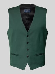Slim fit gilet met paspelzakken van MCNEAL - 6