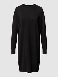 Gebreide jurk met opstaande kraag van s.Oliver RED LABEL Grijs / zwart - 31