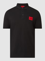 Slim Fit Poloshirt aus Baumwolle Modell 'Dereso' von HUGO Schwarz - 41
