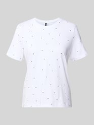 T-shirt o kroju shaped fit z czystej bawełny model 'PAULINA AOP' od VERO MODA - 2