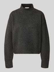 Turtleneck-Pullover mit Woll-Anteil und Rundhalsausschnitt von Neo Noir - 45