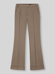 Wide Leg Hose aus Viskose-Mix Modell 'Talia5' von BOSS Beige - 38