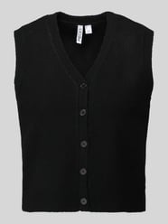 Regular Fit Weste mit V-Ausschnitt Modell 'SALLY' von PIECES - 33
