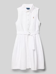 Tailliertes Hemdblusenkleid aus Baumwoll-Mix Modell 'LATOYIAOXFSD' von Polo Ralph Lauren Teens - 36