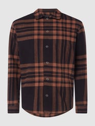 Relaxed Fit Flanellhemd aus Baumwolle Modell 'Tabb' von Only & Sons Braun - 30