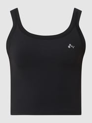 Crop Top mit Stretch-Anteil Modell 'Micha' von Only Play Blau - 1