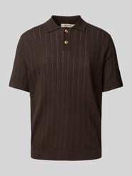 Regular Fit Poloshirt mit Strukturmuster Modell 'KENT LIFE' von Only & Sons - 4