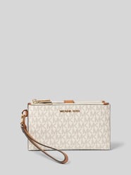 Portemonnaie mit Label-Applikation Modell 'JET SET' von MICHAEL Michael Kors Beige - 25