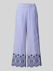 Wide Leg Stoffhose mit elastischem Bund von b.young - 34