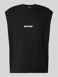 Tanktop mit Label-Print von REVIEW - 43